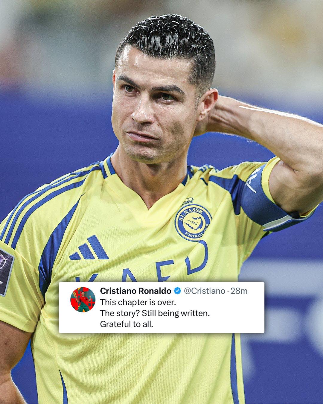 Cristiano Ronaldo sẵn sàng rời Al Nassr sau thất bại cuối mùa: 'Chương này đã khép lại'