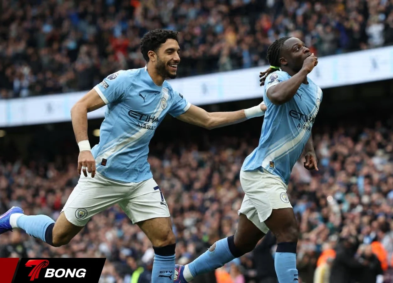 Jeremy Doku ghi bàn mở tỷ số cho Man City