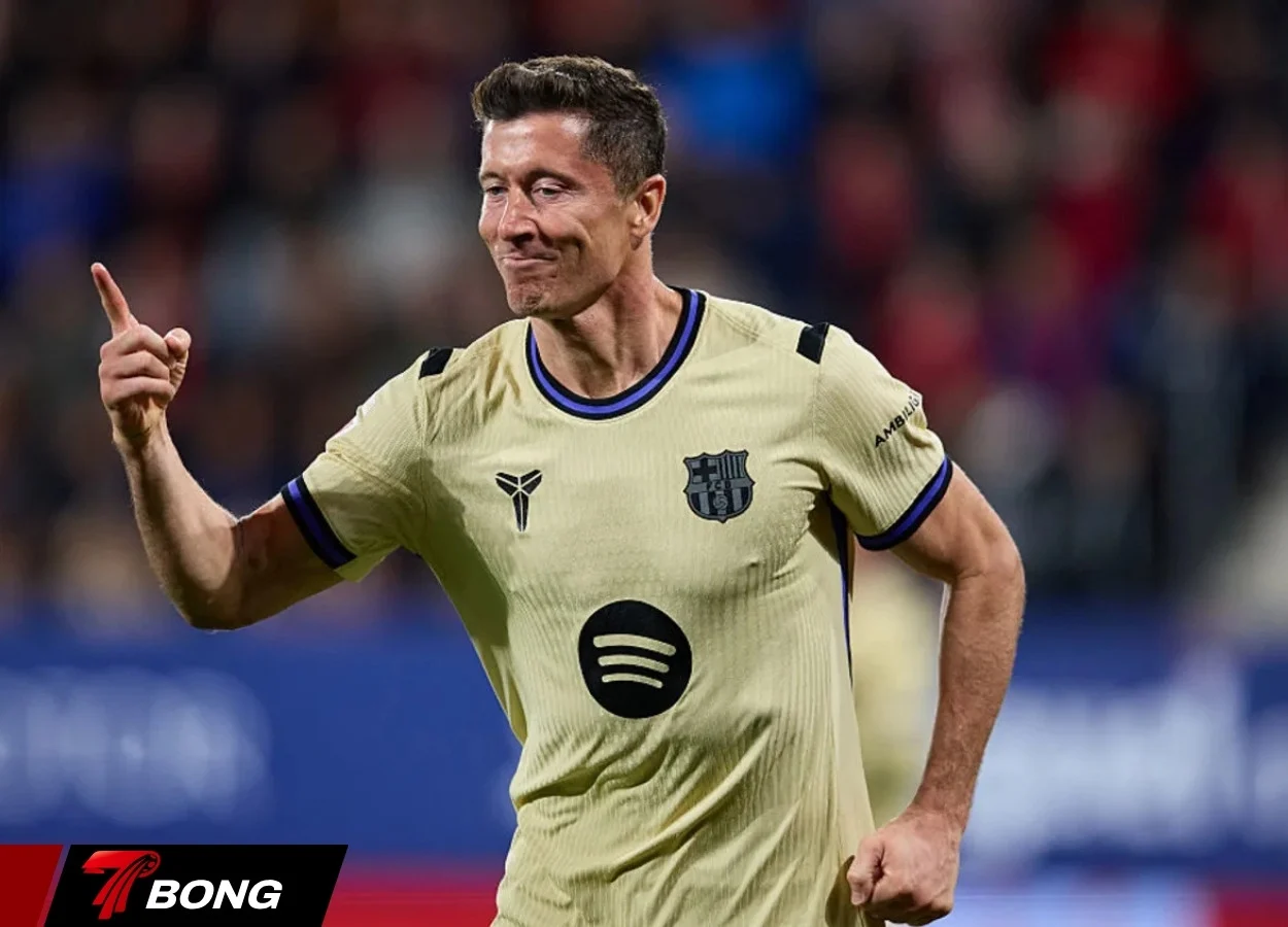 Lewandowski ghi bàn mở tỷ số cho Barca