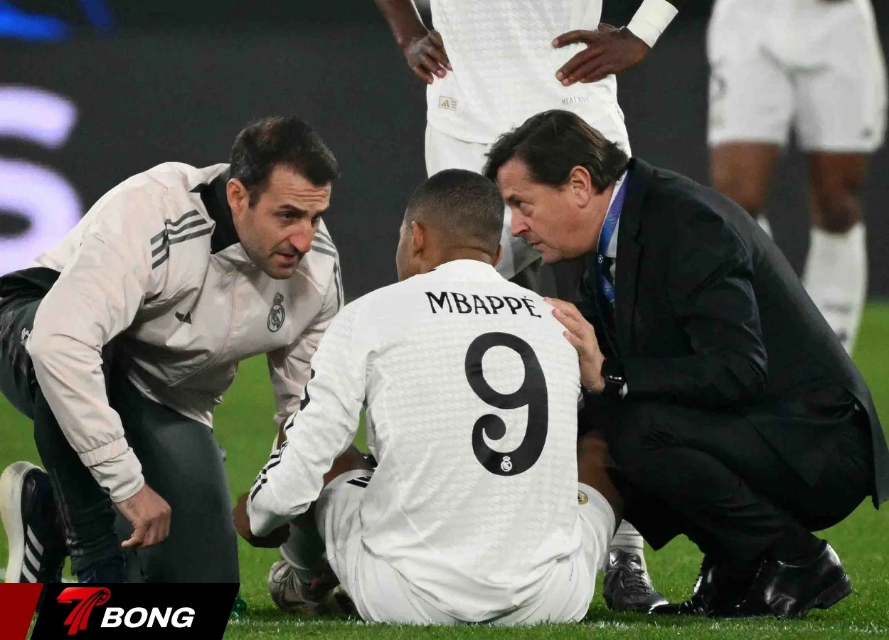 Real Madrid công bố chấn thương của Mbappe