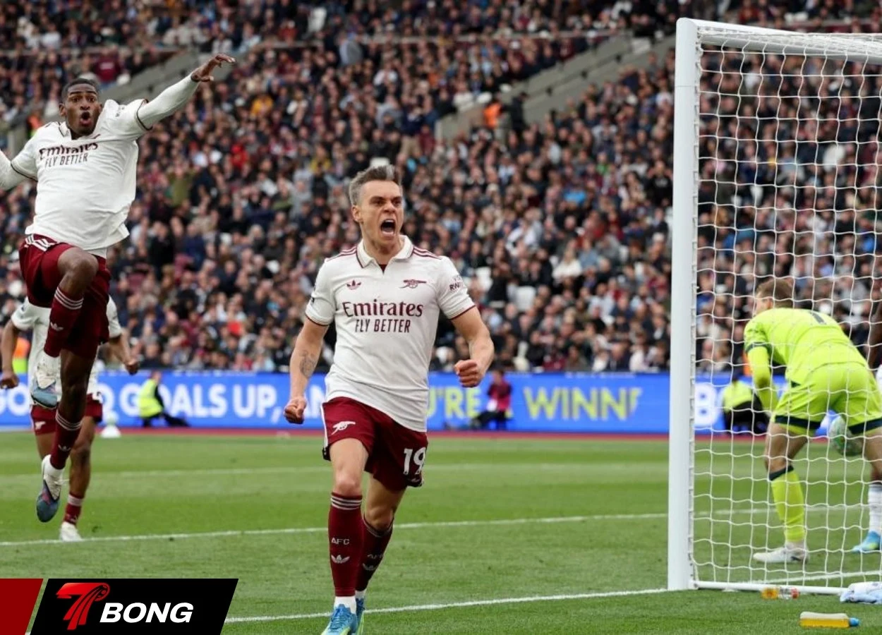 Trossard mở tỷ số cho Arsenal ở phút thứ 83 trận đấu