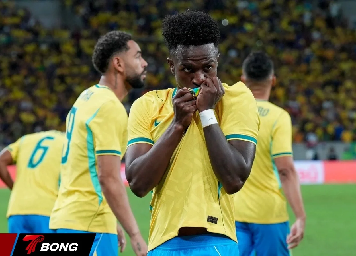 Vinicius Junior tỏa sáng rực rỡ trong chiến thắng Brazil