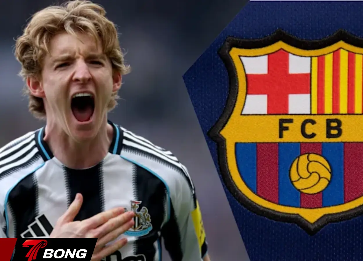 Barcelona mong muốn có sự phục vụ của Anthony Gordon