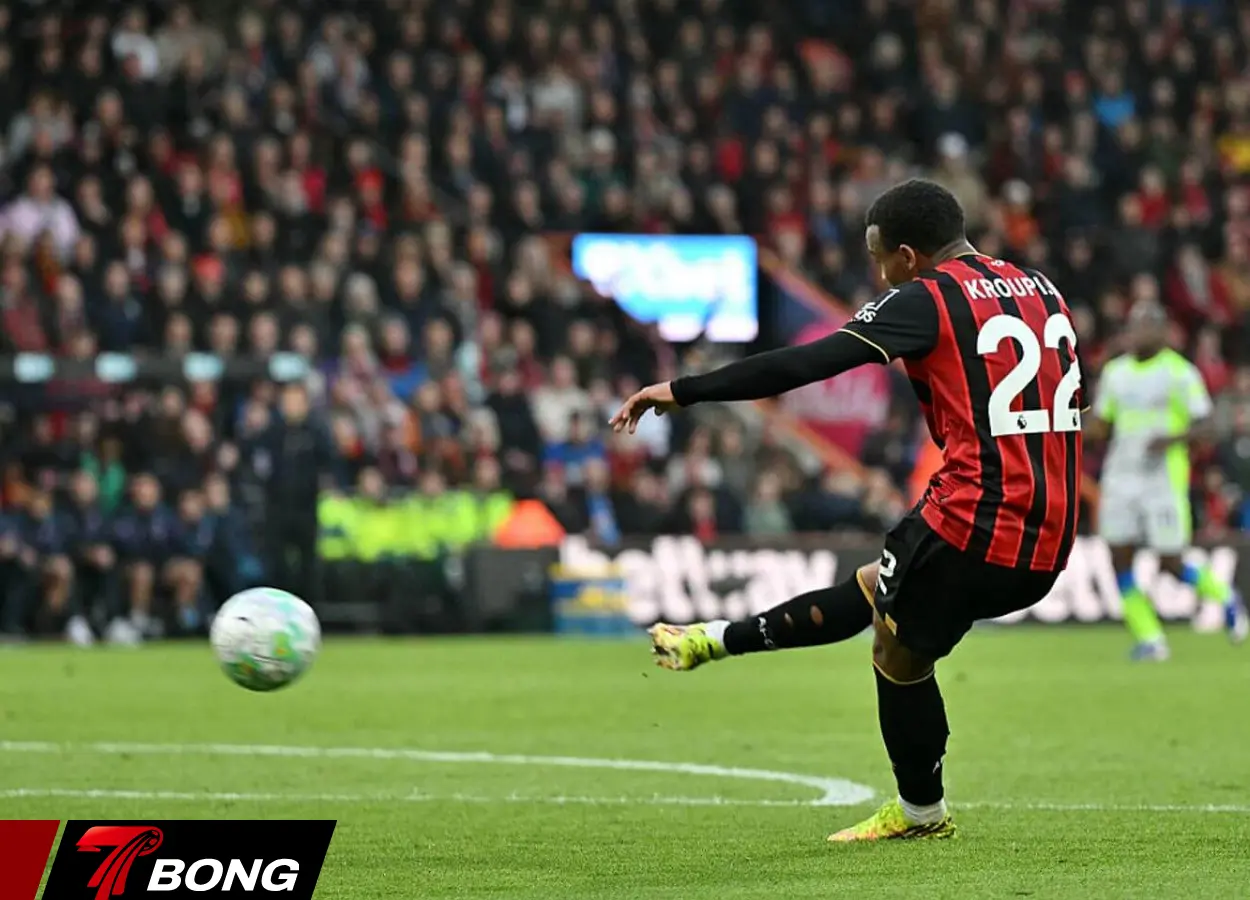 Eli Junior Kroupi mở tỷ số từ sớm, AFC Bournemouth  dẫn trước trong phần lớn trận đấu