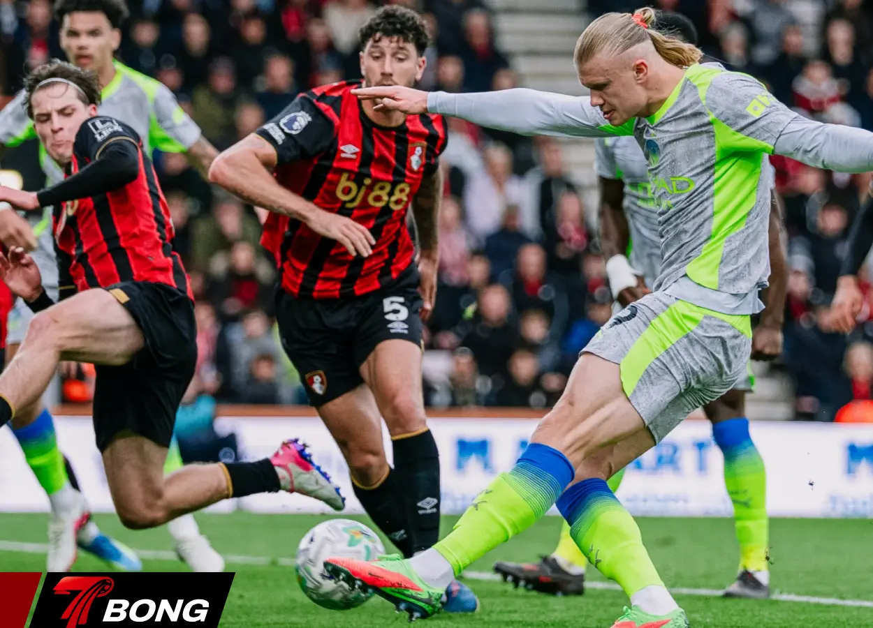 Erling Haaland cứu rỗi Manchester City bằng bàn thắng muộn 