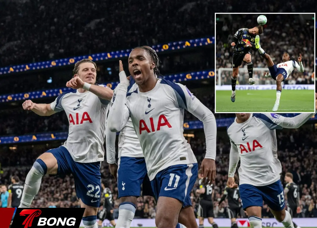 Mathys Tel mở tỷ số cho Tottenham