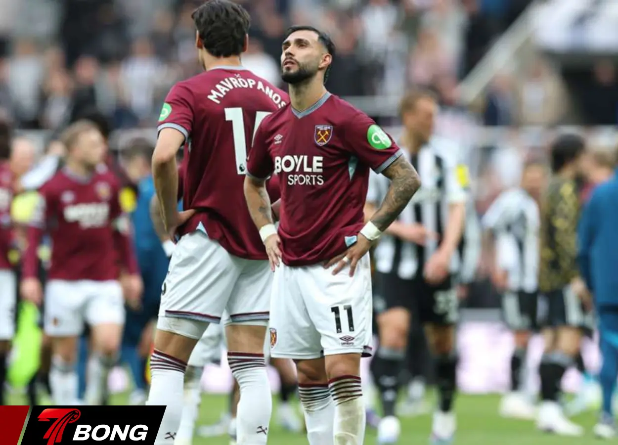 West Ham đã có trận thua cay đắng nhất của mùa giải