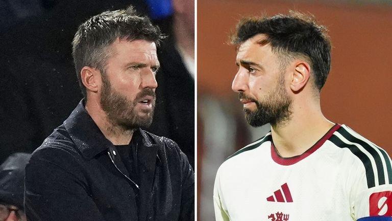 Carrick trừng phạt Bruno Fernandes vì chỉ trích chiến thuật