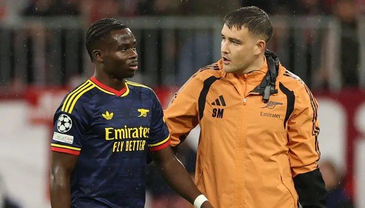 Arsenal nhận hung tin: Bukayo Saka đối mặt nguy cơ nghỉ 8 tuần