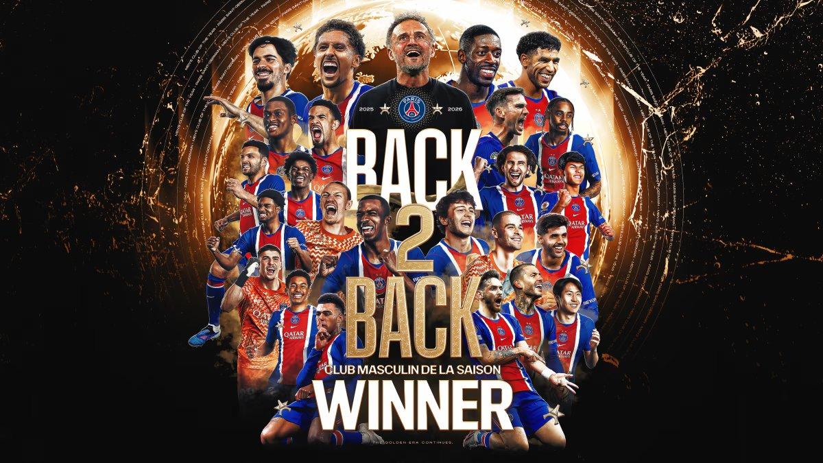 PSG thống trị giải thưởng tập thể với cú ăn 5 vĩ đại