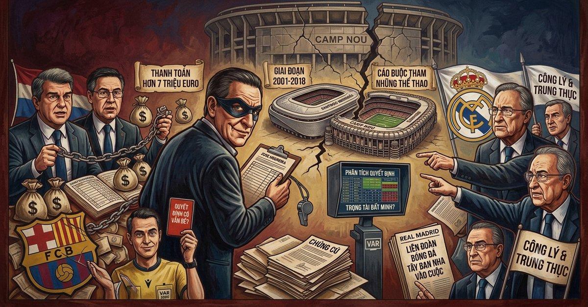 Real Madrid gửi 50.000 trang tài liệu tố Barca