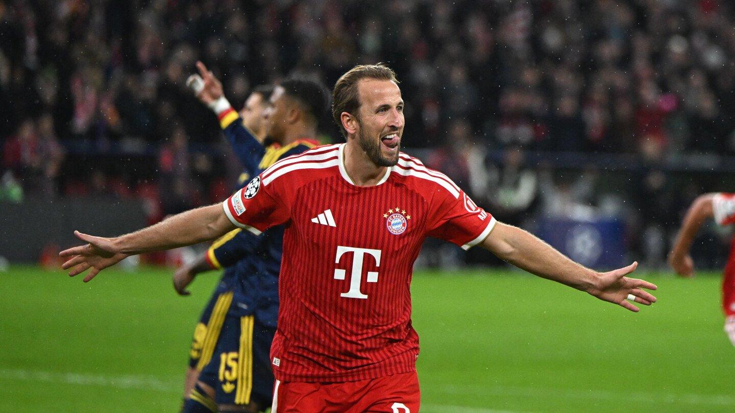 Bayern Munich 2-2 Arsenal: Harry Kane áp sát kỷ lục Ronaldo