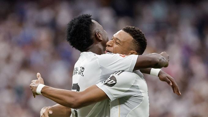 Real Madrid đón sự trở lại của song sát Vinicius – Mbappé
